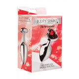 Booty Sparks 3.3" Red Heart Aluminum Anal Plug > Anal Range > Jewel Butt Plugs - Tophatter Daily Deals
