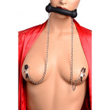 Silicone Bit Gag with Adjustable Nipple Clamps – Silicone BDSM Accessory > Bondage Gear > Gags and Bits - Tophatter Daily Deals