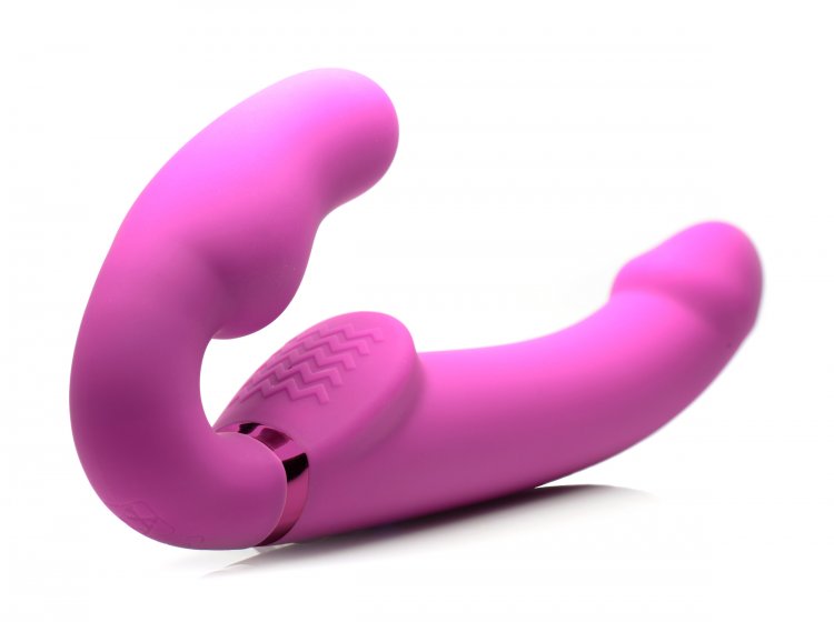 Evoke Ergo Fit Strapless Strap On Dildo with Remote Dildoes & Dongs - Tophatter Daily Deals