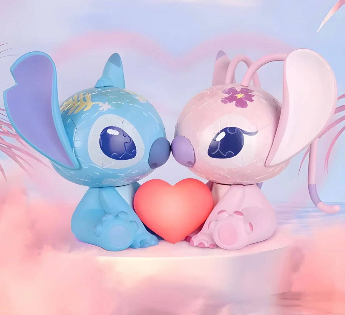 Stitch Puzzle 3D Lamp - Tophatter Daily Deals