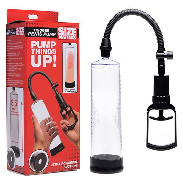 Size Matters Trigger (Clear) – Penis Pump 8.5 Inch > Pumps > Penis Pumps - Tophatter Daily Deals