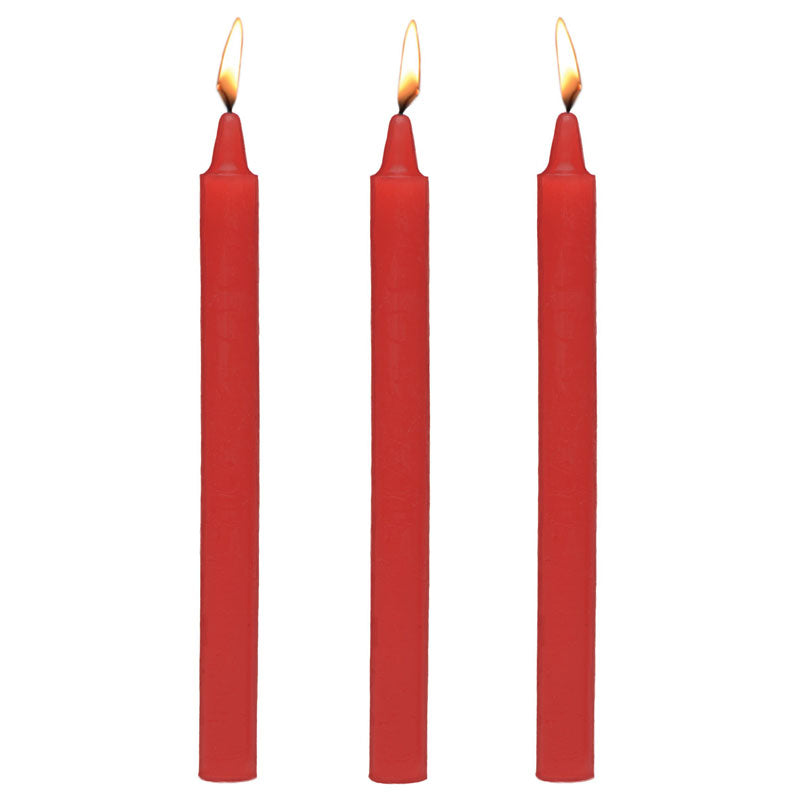 Fetish Drip Candles 3 Pack Red for Sensation Play > Candles > Drip - Tophatter Daily Deals
