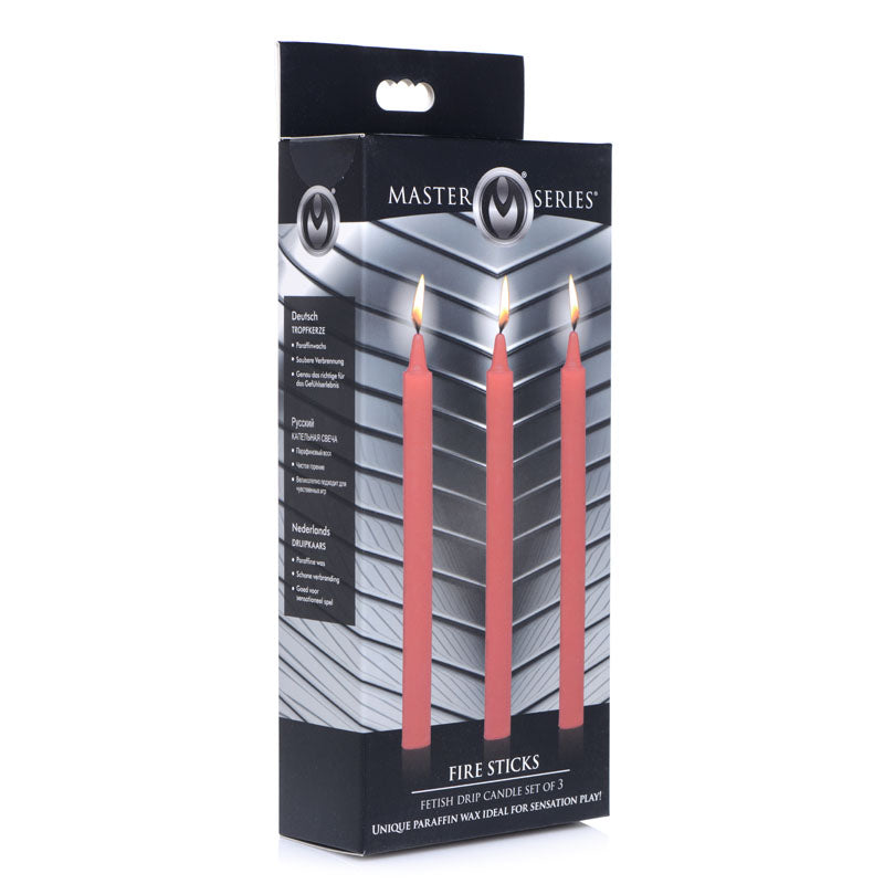 Fetish Drip Candles 3 Pack Red for Sensation Play > Candles > Drip - Tophatter Daily Deals