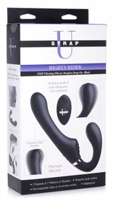 Mighty Rider 10X Strapless Strap-On Black with Remote Control > Dildos > Strapless Strap Ons - Tophatter Daily Deals