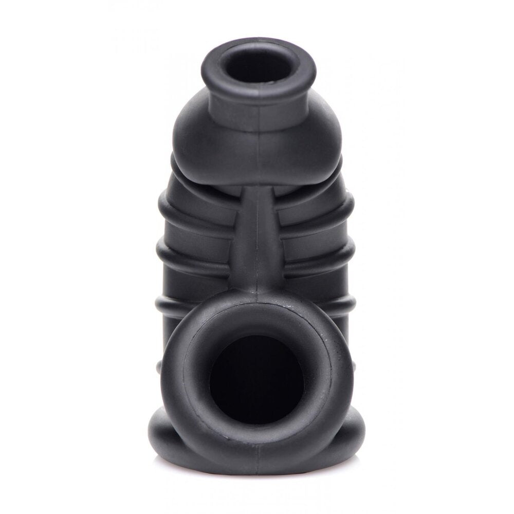 Master Series Dark Chamber – Silicone Chastity Cage > Bondage Gear > Male Chastity - Tophatter Daily Deals