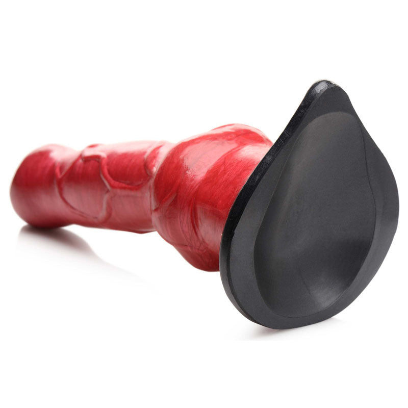 Creature Cocks Hell-Hound Canine Dildo (Red) – 19 cm Silicone Dildo > Dildos > Fantasy - Tophatter Daily Deals