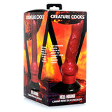 Creature Cocks Hell-Hound Canine Dildo (Red) – 19 cm Silicone Dildo > Dildos > Fantasy - Tophatter Daily Deals