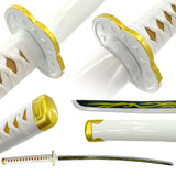 Agatsuma Zenitsu Collectible Demon Slayer Replica Yellow Nichirin Katana Sword Swords - Tophatter Daily Deals
