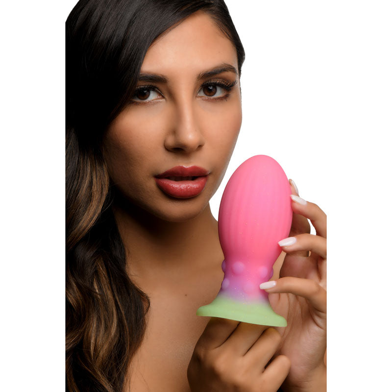 Creature Cocks Xeno Egg (Glow in Dark) – Ribbed Alien Egg Vibrator 4.5 inch > Dildos > Fantasy - Tophatter Daily Deals