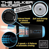 LoveBotz The Milker Slider – Automatic Stroking Masturbator with 18X Speed Control > Sex Toys For Men > Masturbators Premium - Tophatter Daily Deals