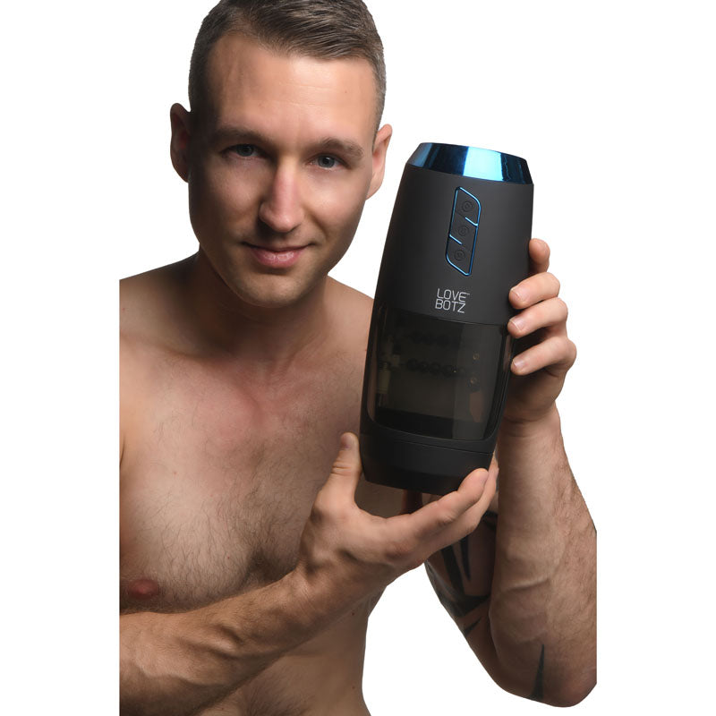 LoveBotz The Milker Slider – Automatic Stroking Masturbator with 18X Speed Control > Sex Toys For Men > Masturbators Premium - Tophatter Daily Deals