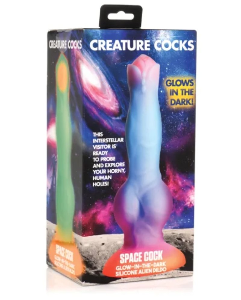 Creature Cocks Glow in the Dark Silicone Alien Dildo > Dildos > Fantasy - Tophatter Daily Deals