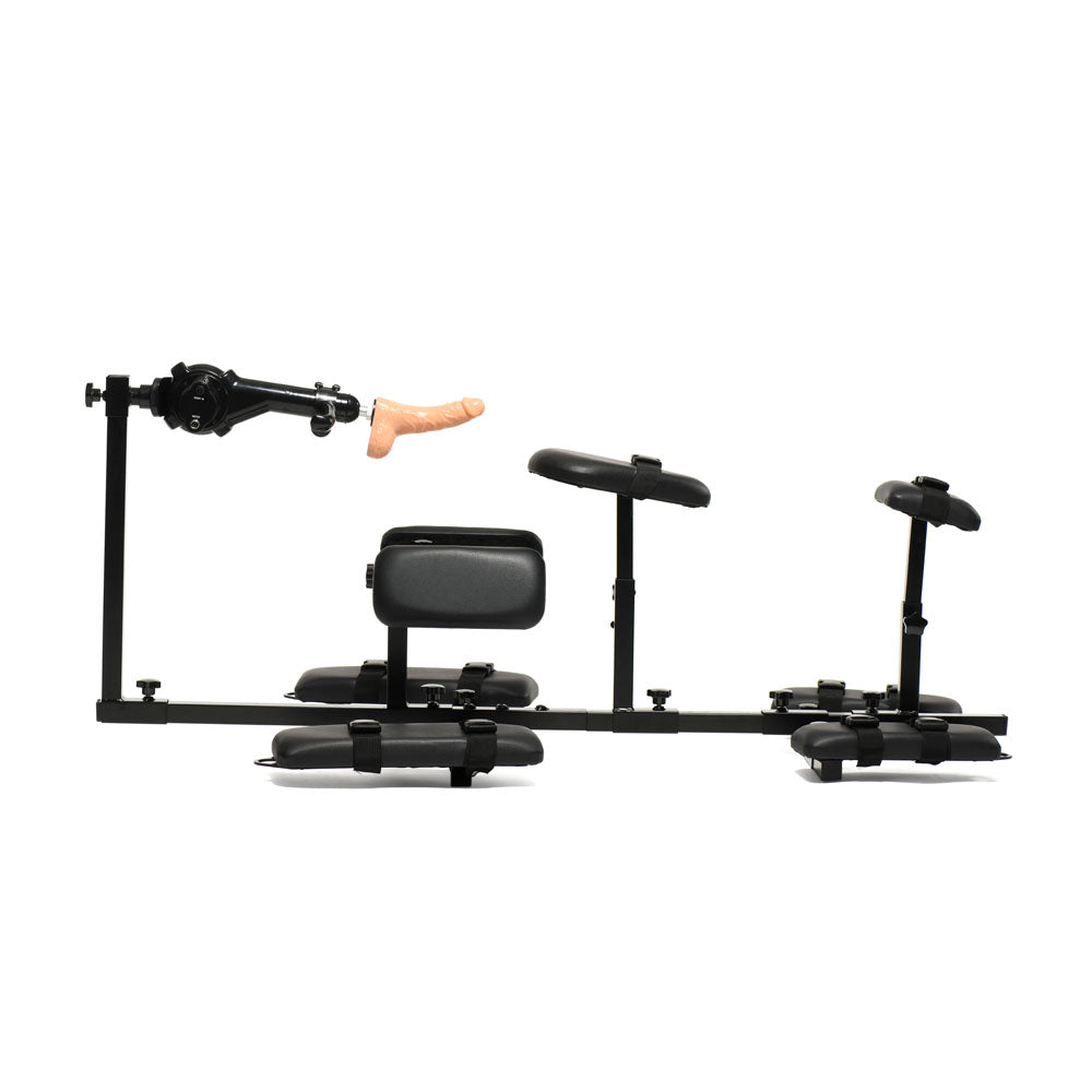 Master Series Subversion Deluxe Stockade – Horizontal BDSM Restraint with Sex Machine > Sex Toys > Sex Machines - Tophatter Daily Deals