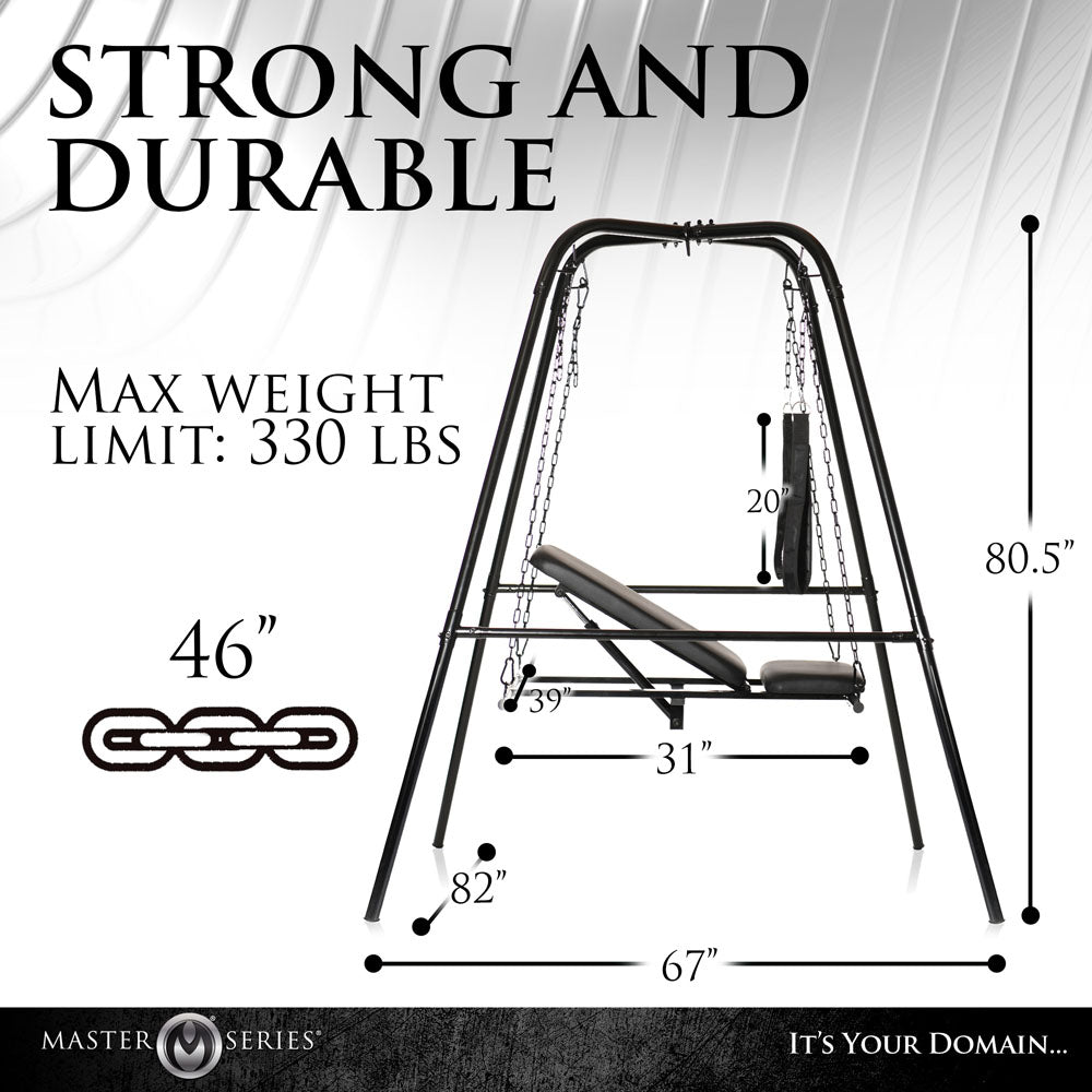 Master Series Throne Adjustable Sex Sling with Stand > Sex Toys > Swings & Slings - Tophatter Daily Deals