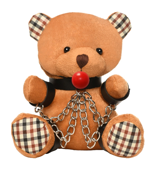 Master Series Gagged Bondage Bear Plush Toy > Novelties > Gag Gifts - Tophatter Daily Deals