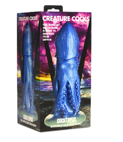 Creature Cocks Cocktopus Octopus (Iridescent Blue) Silicone 8.4 Inch Fantasy Textured Dildo > Dildos > Fantasy - Tophatter Daily Deals