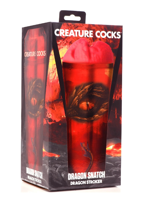 Creature Cocks Dragon Snatch (Red) – Scaly Masturbator > Sex Toys For Men > Masturbators > Fantasy - Tophatter Daily Deals