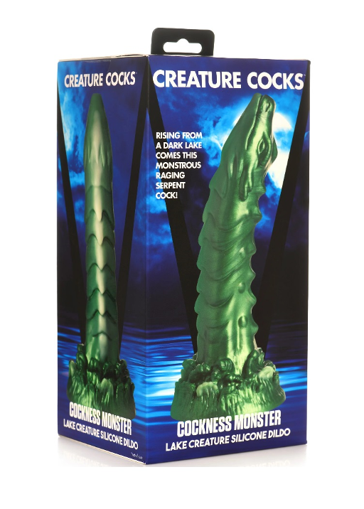 Creature Cocks Cockness Monster (Green) – 8.1" Silicone Dragon Dildo > Dildos > Fantasy - Tophatter Daily Deals