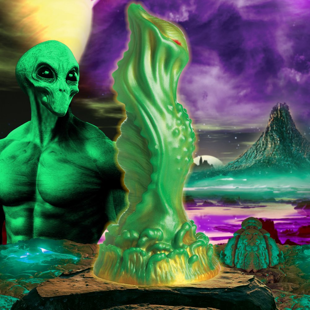 Creature Cocks Nebula Alien Silicone Dildo - Tophatter Daily Deals