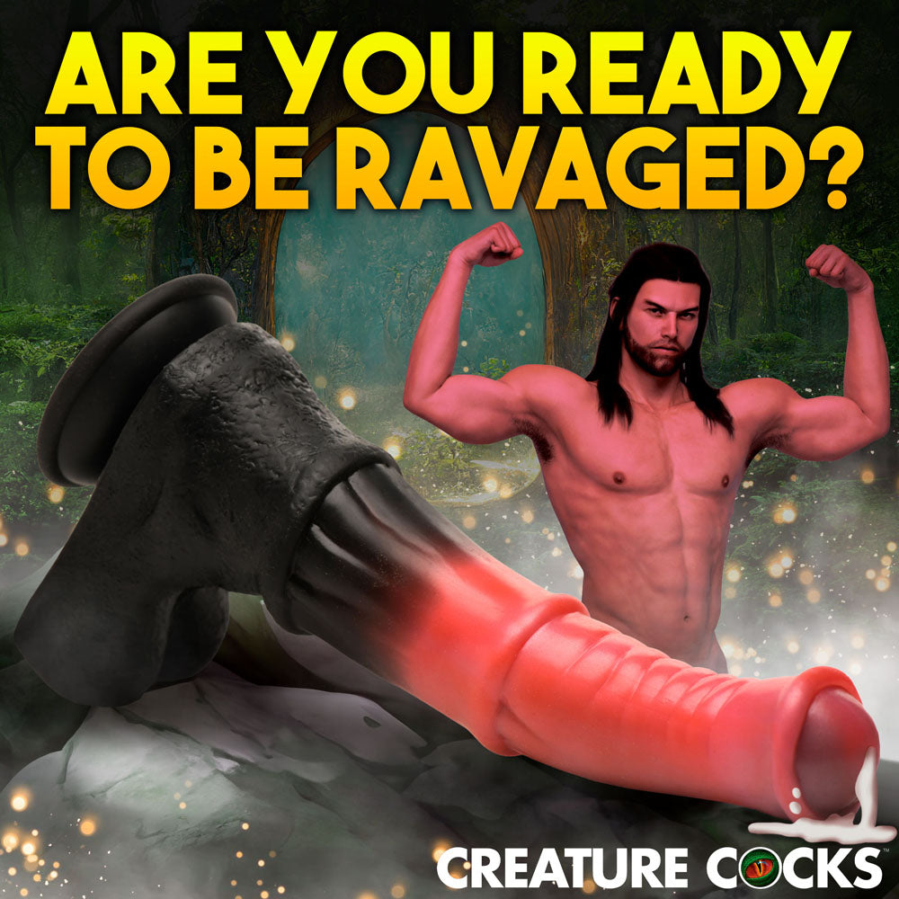 Creature Cocks Centaur Explosion (Pink/Black) – 24.5 cm Squirting Fantasy Dildo > Dildos > Fantasy - Tophatter Daily Deals
