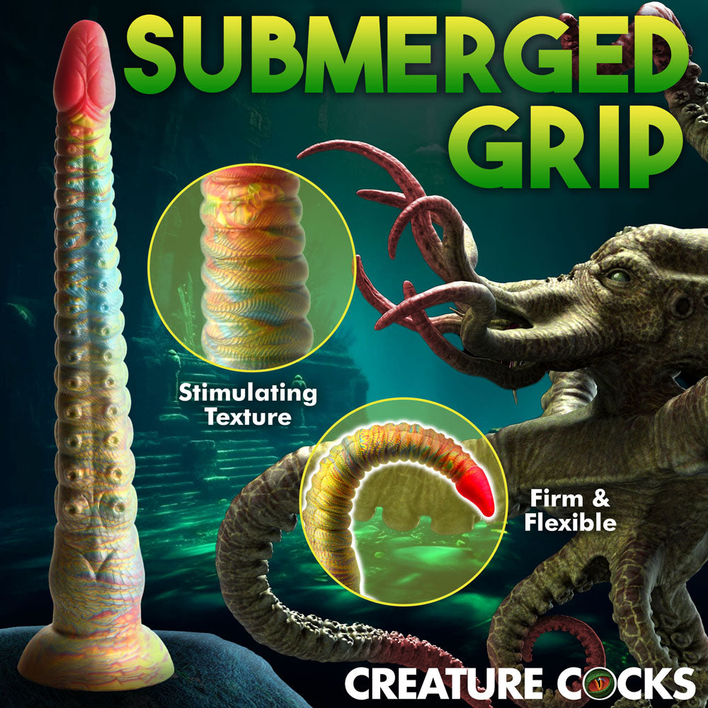 Tenta Dick Tentacle Silicone Dildo (Multicolor) – 11 Inch Ribbed Tentacle Dong > Dildos > Fantasy - Tophatter Daily Deals
