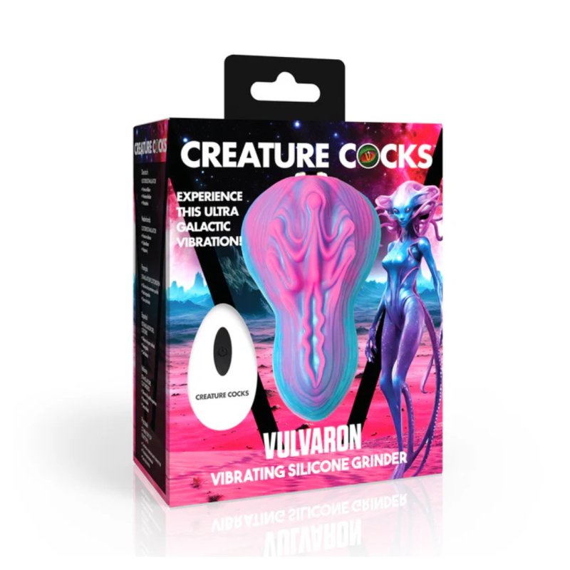 Creature Cocks Vulvaron – 10X Vibrating Silicone Grinder with Remote-Controlled Vibrator > Vibrators > Vibrating Pads - Tophatter Daily Deals
