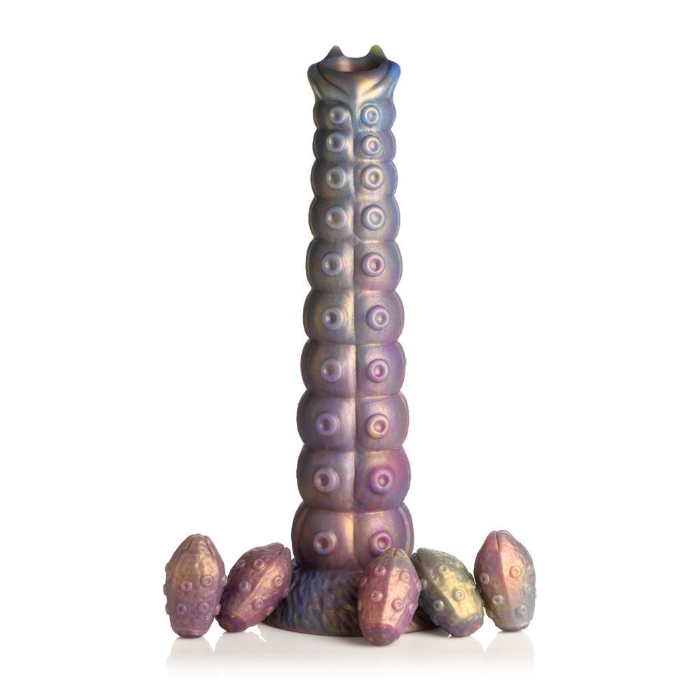 Deep Invader Tentacle Ovipositor (Colored) – Textured Silicone Dildo with Eggs 9 inch > Dildos > Fantasy - Tophatter Daily Deals