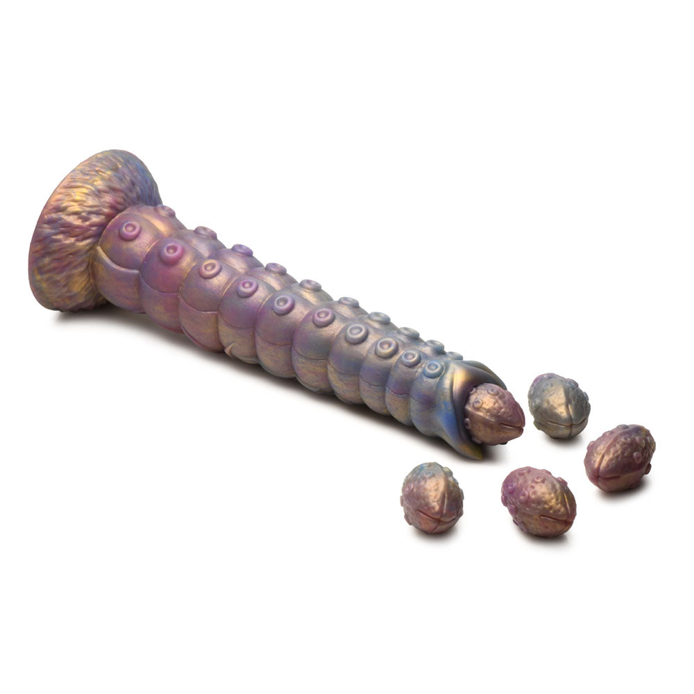 Deep Invader Tentacle Ovipositor (Colored) – Textured Silicone Dildo with Eggs 9 inch > Dildos > Fantasy - Tophatter Daily Deals