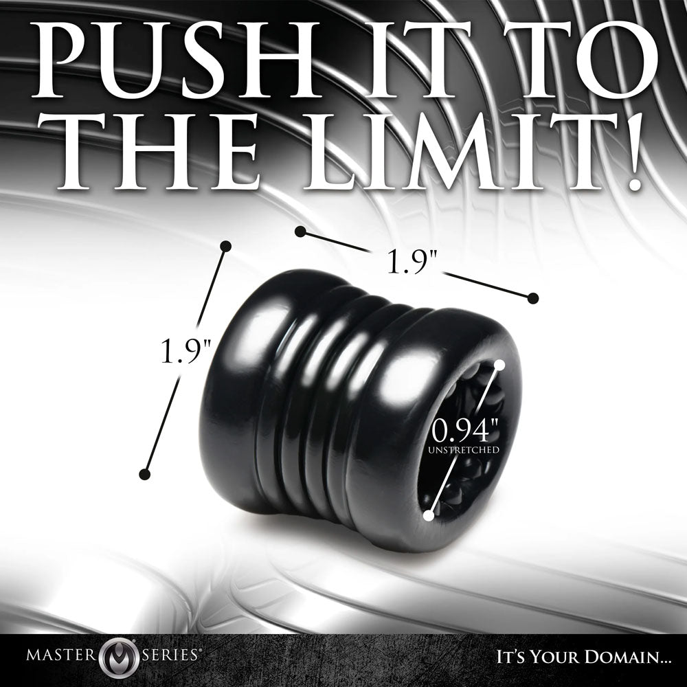 Master Series Ball Stack – Stretchy Phthalate-Free Ball Stretcher > Sex Toys For Men > Ball Stretchers - Tophatter Daily Deals