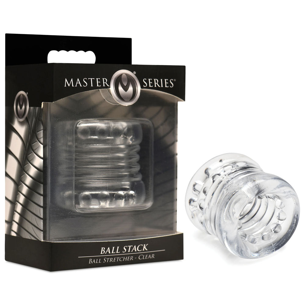 Master Series Ball Stack (Black) – Stacked Stretchy Ball Stretcher > Sex Toys For Men > Ball Stretchers - Tophatter Daily Deals