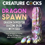 Dragon Spawn Dragon Ovipositor (Multicolor) – Silicone Dildo with Eggs 6 inch > Dildos > Fantasy - Tophatter Daily Deals