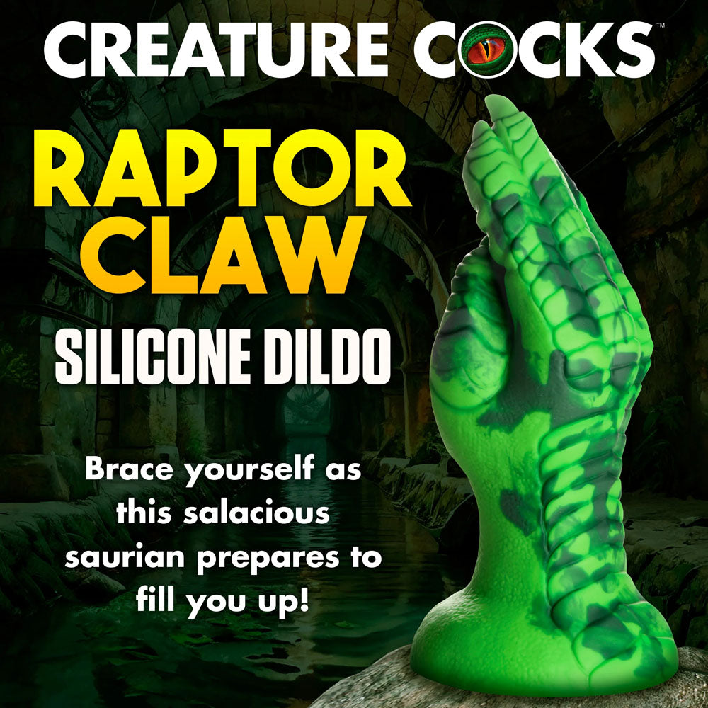 Raptor Claw Fisting Silicone Dildo (Green) – 8.6 Inches Fantasy Silicone Dildo > Dildos > Fantasy - Tophatter Daily Deals