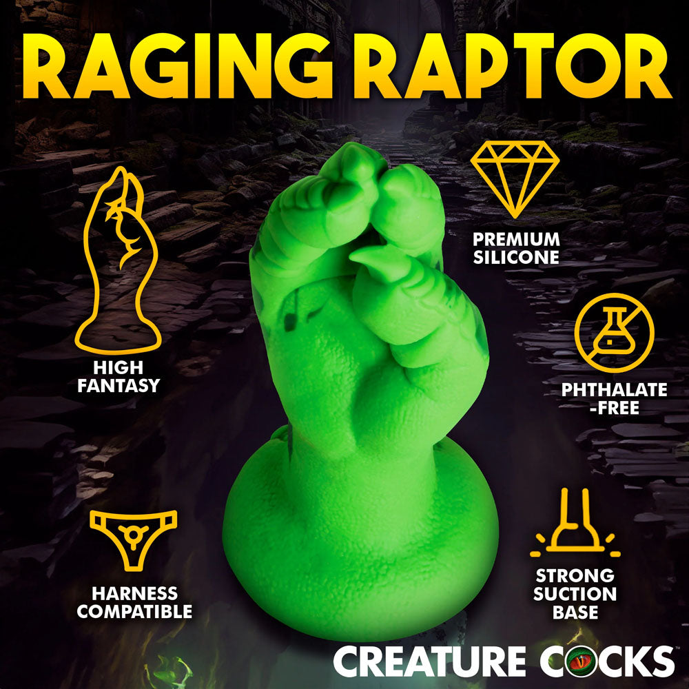 Raptor Claw Fisting Silicone Dildo (Green) – 8.6 Inches Fantasy Silicone Dildo > Dildos > Fantasy - Tophatter Daily Deals