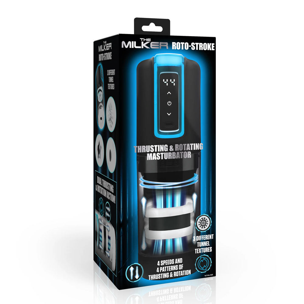 Roto-Stroke Thrusting & Rotating Masturbator > Sex Toys For Men > Masturbators Premium - Tophatter Daily Deals