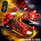 Creature Cocks Red Talon (Red/Black) – Textured Vibrating 7.1" Silicone Dildo > Dildos > Fantasy - Tophatter Daily Deals