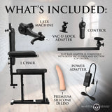Master Series Enforcer Chair with Deluxe Sex Machine and Restraint System > Sex Toys > Sex Machines - Tophatter Daily Deals