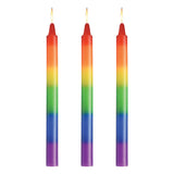 Master Series Pride Rainbow Drip Candles Set of 3 > Candles > Drip - Tophatter Daily Deals
