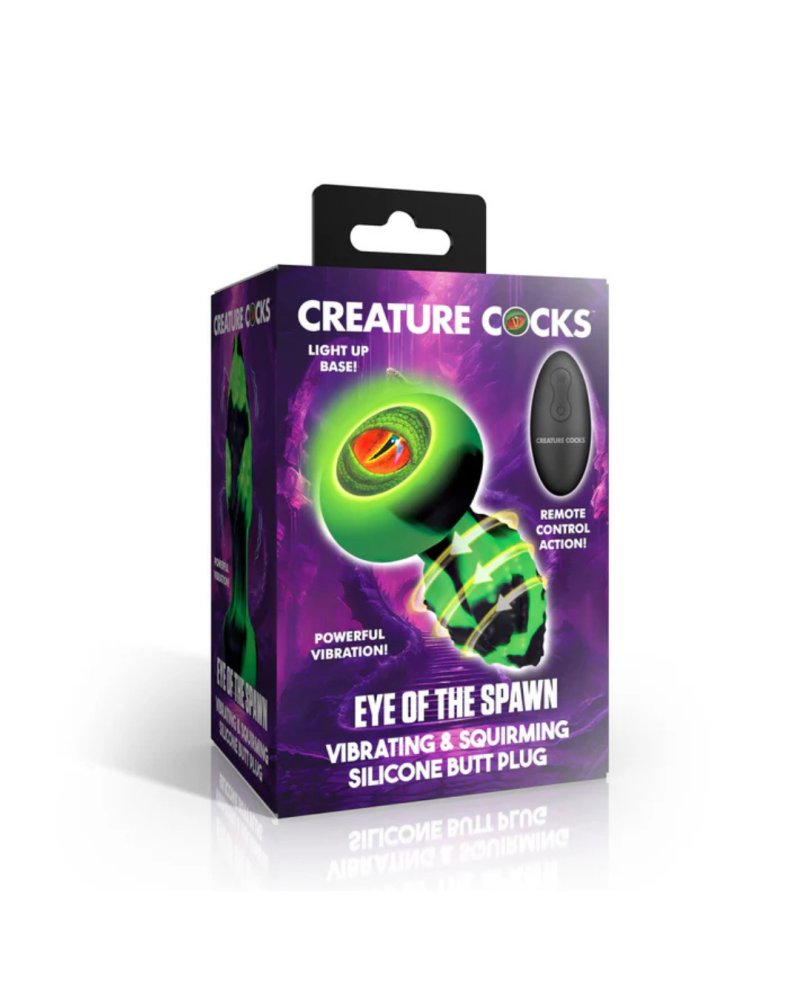 Creature Cocks Eye of the Spawn – Vibrating Silicone Butt Plug > Anal Range > Vibrating Butt Plugs - Tophatter Daily Deals