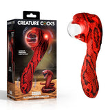 Creature Cocks Cobra (Black and Red) – USB Rechargeable 18.5 cm Fantasy Vibrator > Vibrators > Unconventional - Tophatter Daily Deals