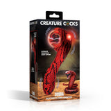 Creature Cocks Cobra (Black and Red) – USB Rechargeable 18.5 cm Fantasy Vibrator > Vibrators > Unconventional - Tophatter Daily Deals