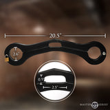 Master Series Punished – Balls to Wrist Humbler Restraint Device > Bondage Gear > Bed Restraints - Tophatter Daily Deals