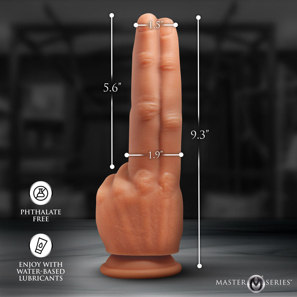 Master Series The Pleaser – 23.6 cm Double Finger Dildo > Dildos > Other Dildos - Tophatter Daily Deals