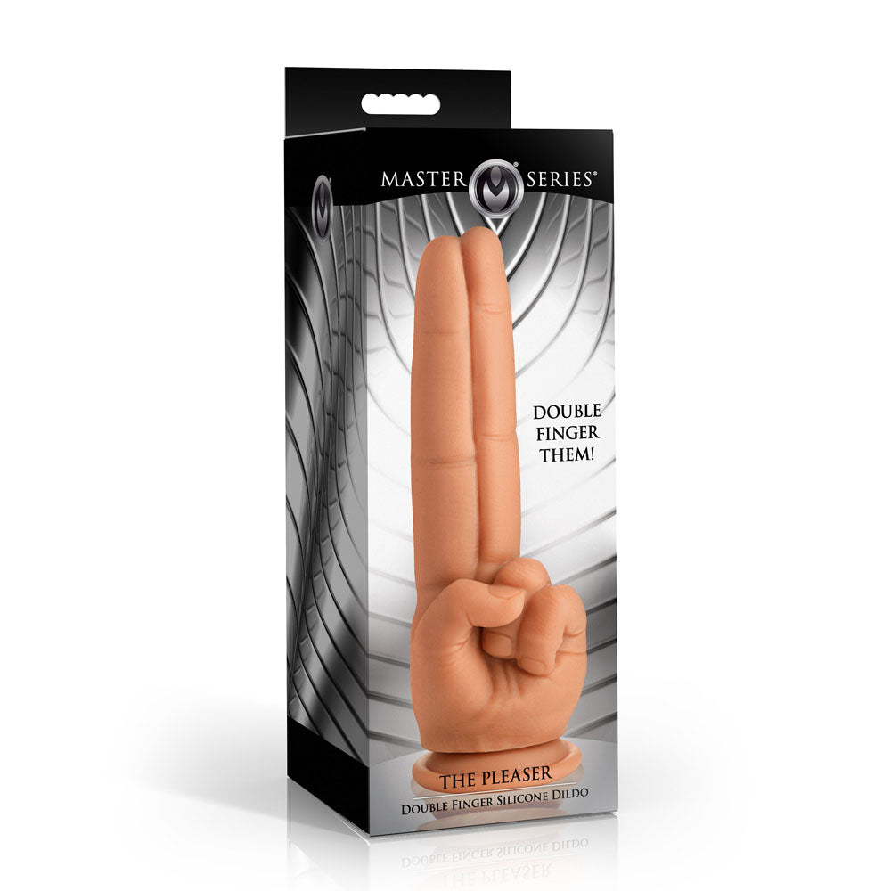 Master Series The Pleaser – 23.6 cm Double Finger Dildo > Dildos > Other Dildos - Tophatter Daily Deals