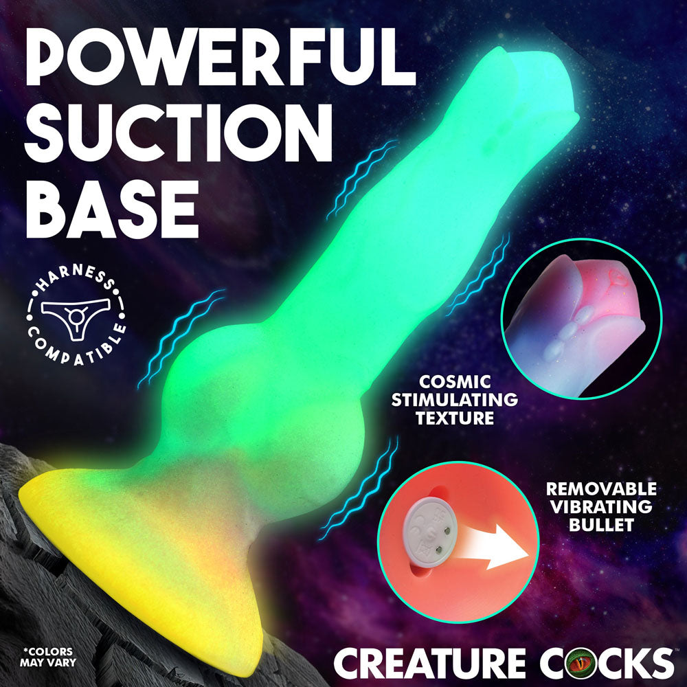 Creature Cocks Astro Cock (Glow in Dark) – 20.6 cm Vibrating Fantasy Dildo > Dildos > Fantasy - Tophatter Daily Deals