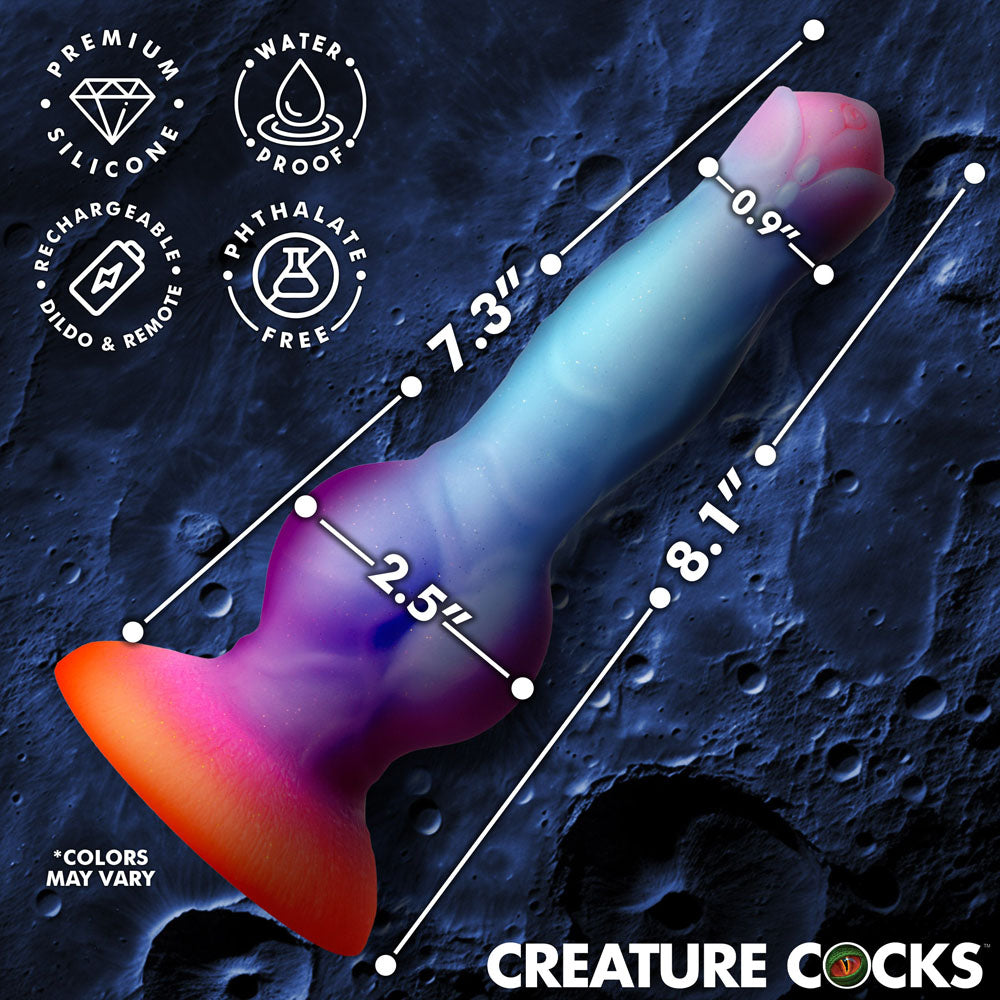 Creature Cocks Astro Cock (Glow in Dark) – 20.6 cm Vibrating Fantasy Dildo > Dildos > Fantasy - Tophatter Daily Deals