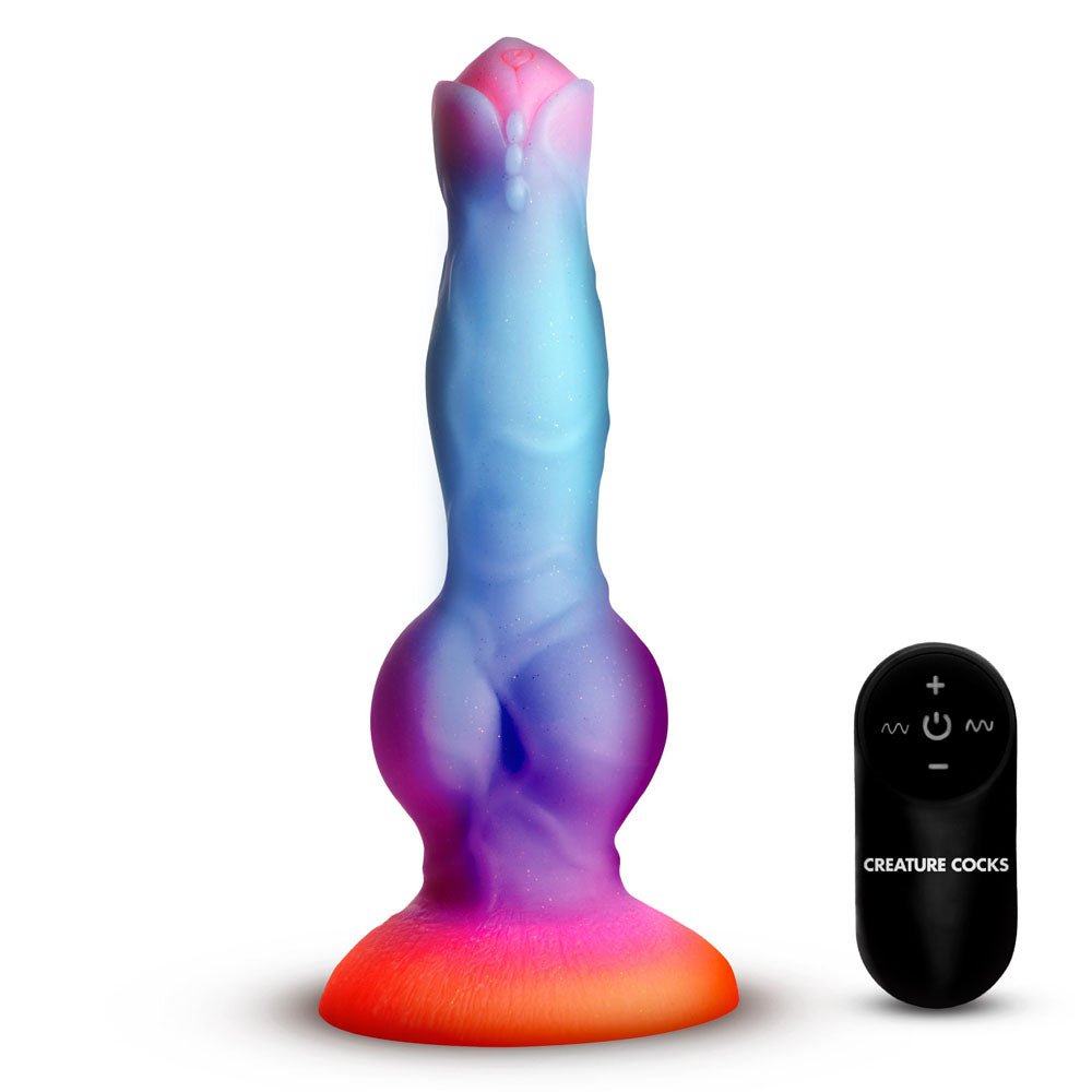 Creature Cocks Astro Cock (Glow in Dark) – 20.6 cm Vibrating Fantasy Dildo > Dildos > Fantasy - Tophatter Daily Deals