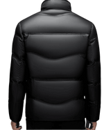 Insulating Men's Down Jacket - Puffer High Collar, Down Fill - Tophatter Daily Deals
