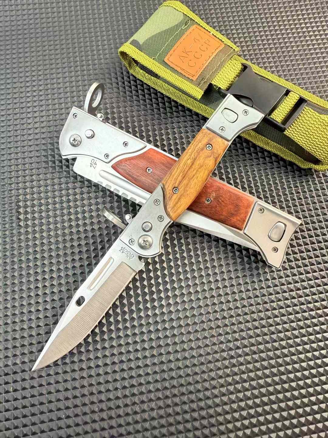 AK-47 Spring-Assisted Knife - Tophatter Daily Deals