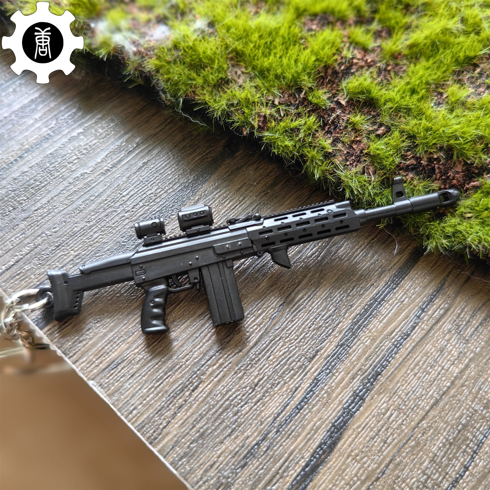 Metal AK308 Mini Gun Model Keychain Backpack Pendant - Tophatter Daily Deals