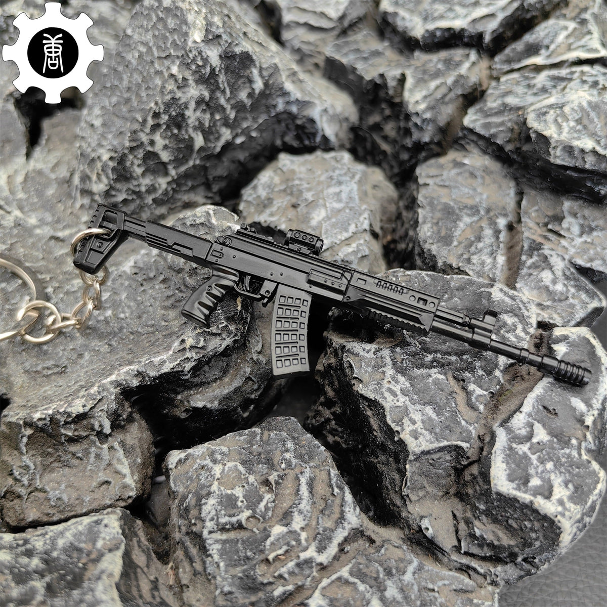 Metal AK308 Mini Game Gun Model Keychain - Tophatter Daily Deals